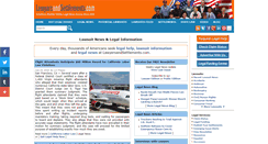 Desktop Screenshot of lawyersandsettlements.com